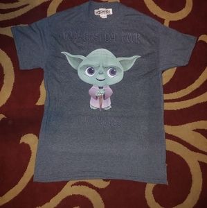 Dark Heather Gildan cotton t-shirt medium for men